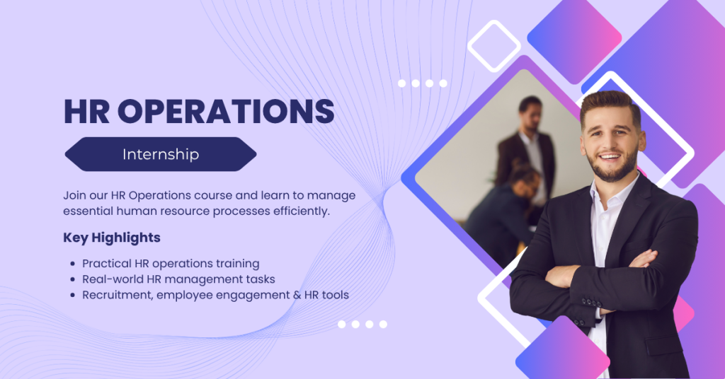 HR Operations Internship Course Banner