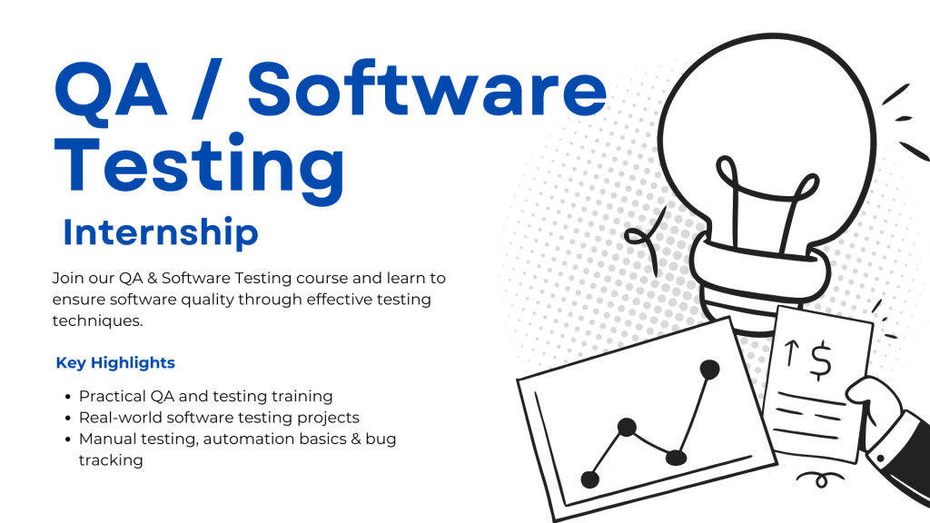 QA Software Testing Internship Course Banner