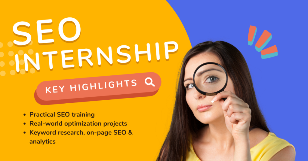 SEO Internship Course Banner