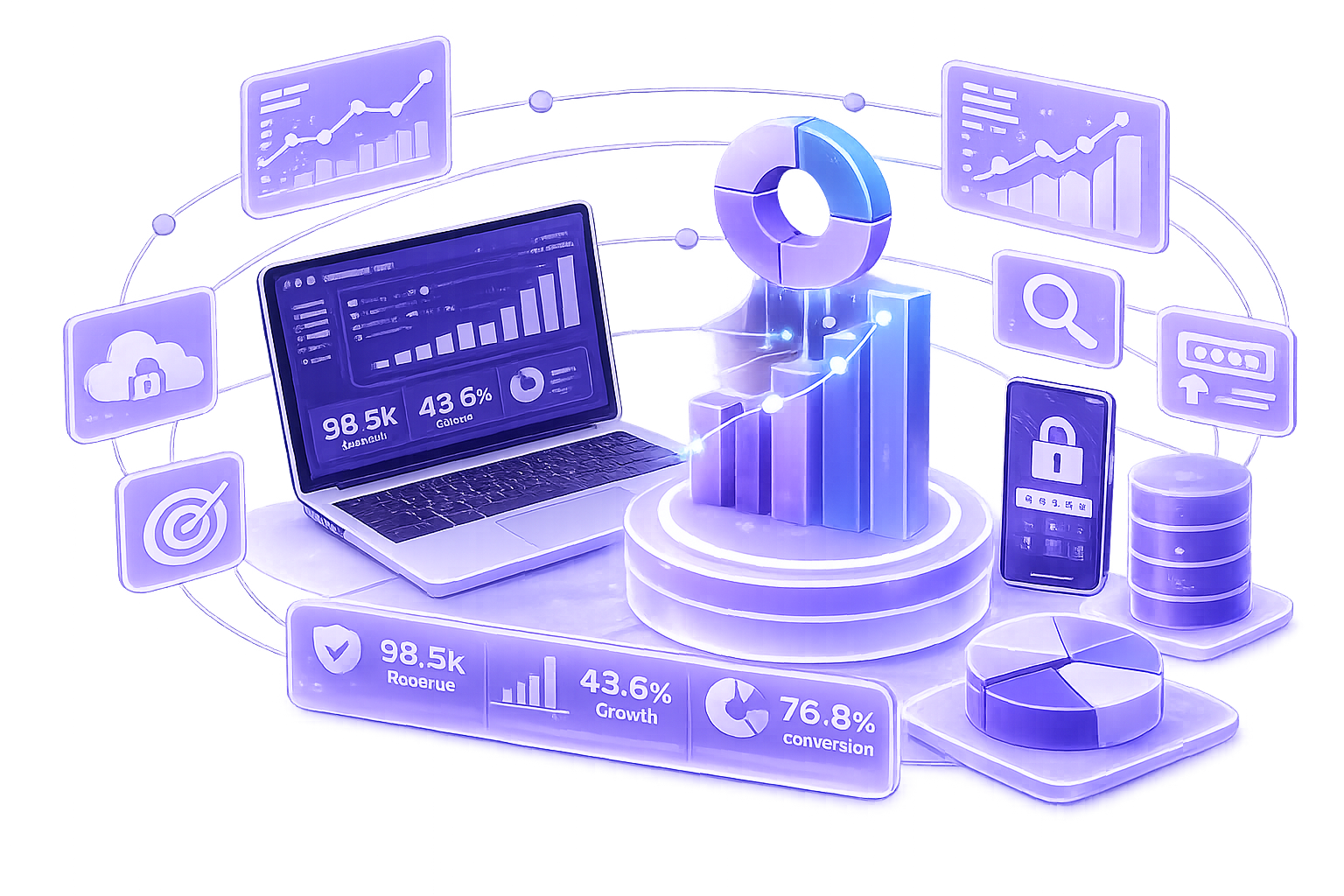 Data Analytics Internship student mastering data analytics, dashboard development, business intelligence, Power BI, SQL, Excel, data visualization, and performance reporting at TRL FutureX.