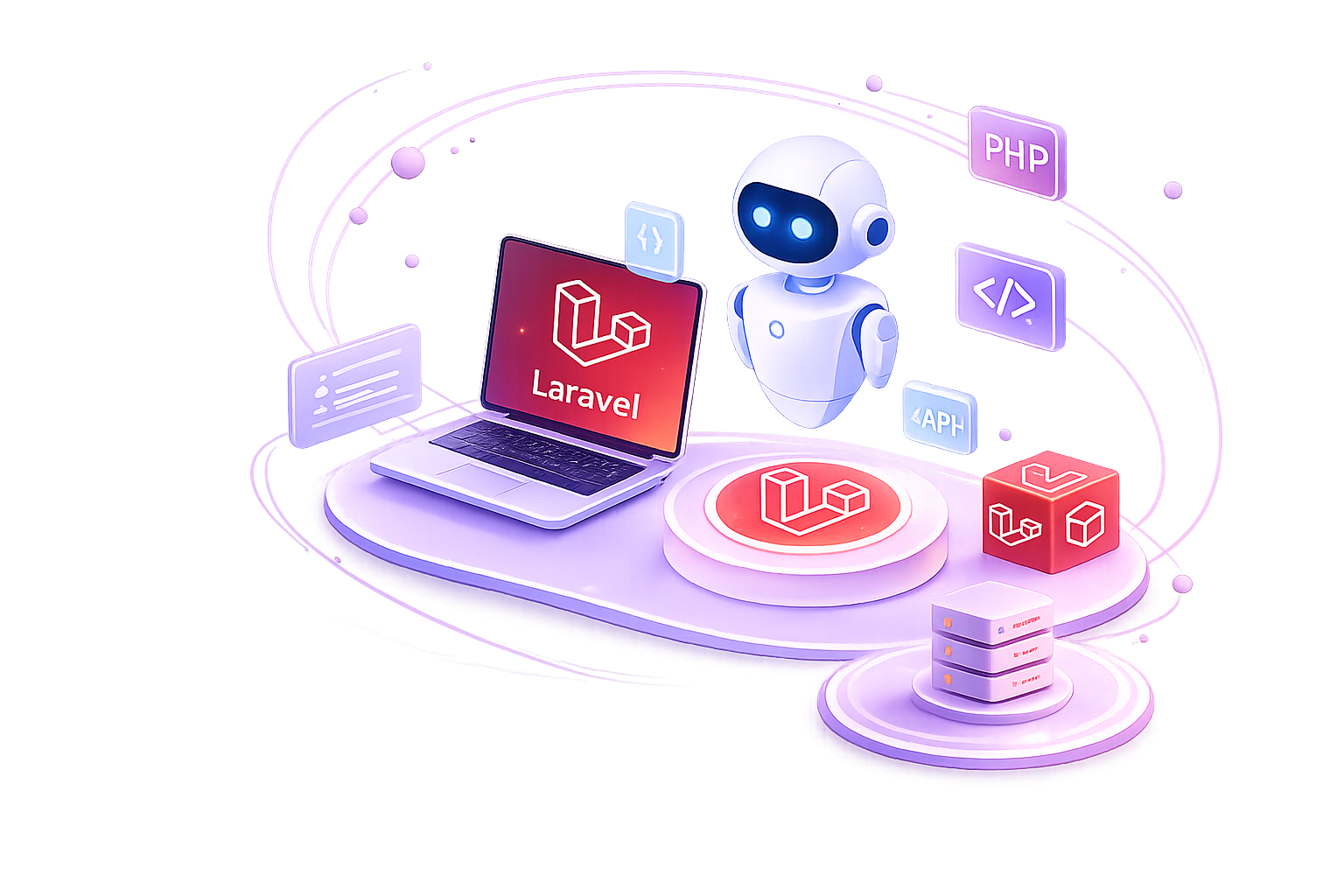 Laravel Development Internship student mastering Laravel framework and enterprise web application development at TRL FutureX.