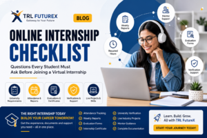 Online internship checklist for engineering and computer science students